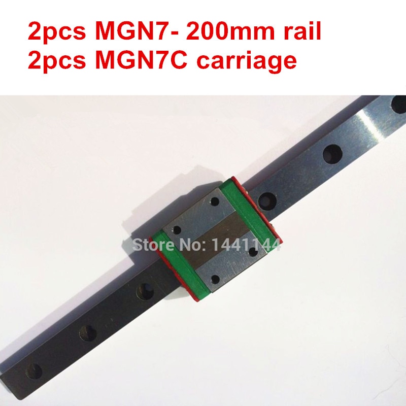 Mgn7   : 2 pcs mgn7-200mm  + 2 pcs mgn7c ĳ x y z  3d  ǰ